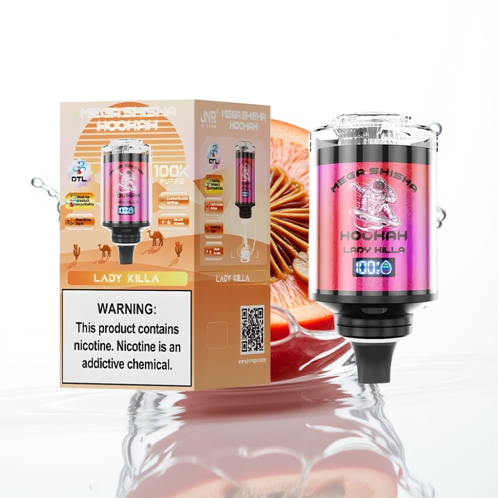 JNR Mega Shisha Hookah 100K Lady Killa 60ml 2200mAh