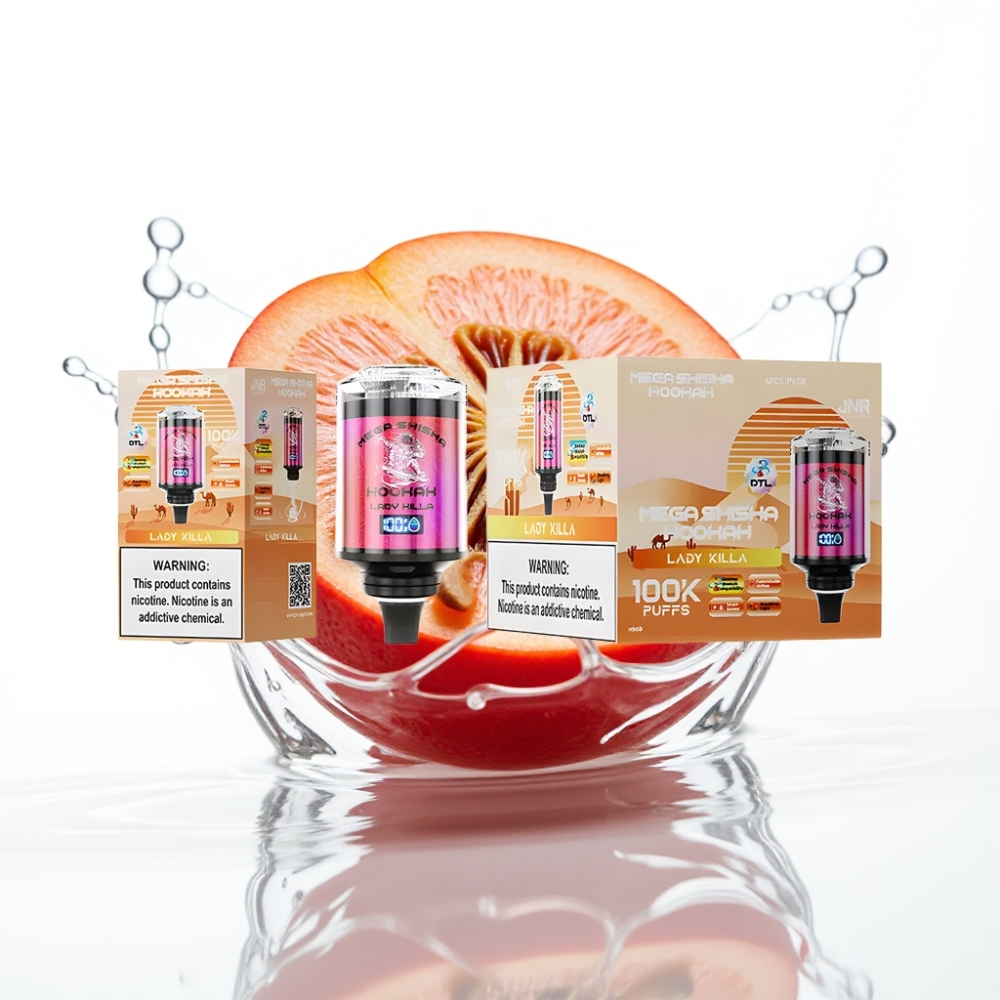 JNR Mega Shisha Hookah 100K Lady Killa 60ml 2200mAh