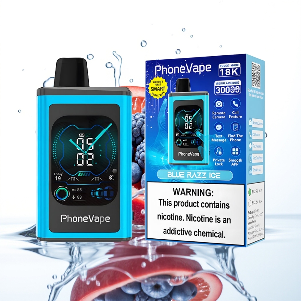 JNR PhoneVape 30000 sõmnu Lahtivõetav Vape Sinine Purikas Jää