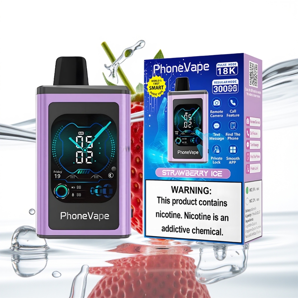 JNR PhoneVape 30000 tossu Laaditav Maasikajää