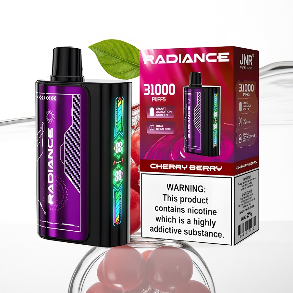 JNR Radiance 31000 Sõlmed Disposable Vape KIRSIMARI