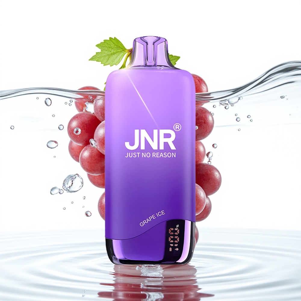 JNR Rainbow 10500 Lööki 18ml ViinamarjaJää Disposabel Vape