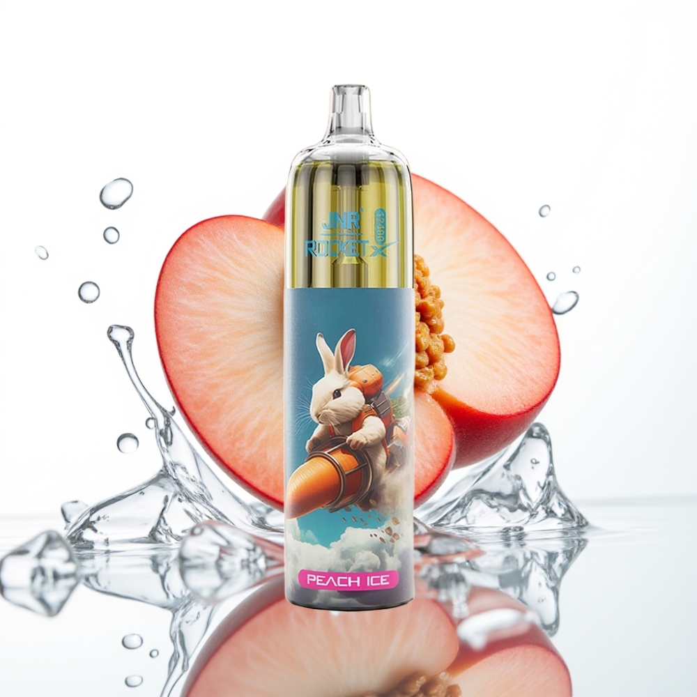 JNR Rocket-X 12400 Puhangid 25ml Maitse Virsikujää Reguleeritav õhuvool 850mAh