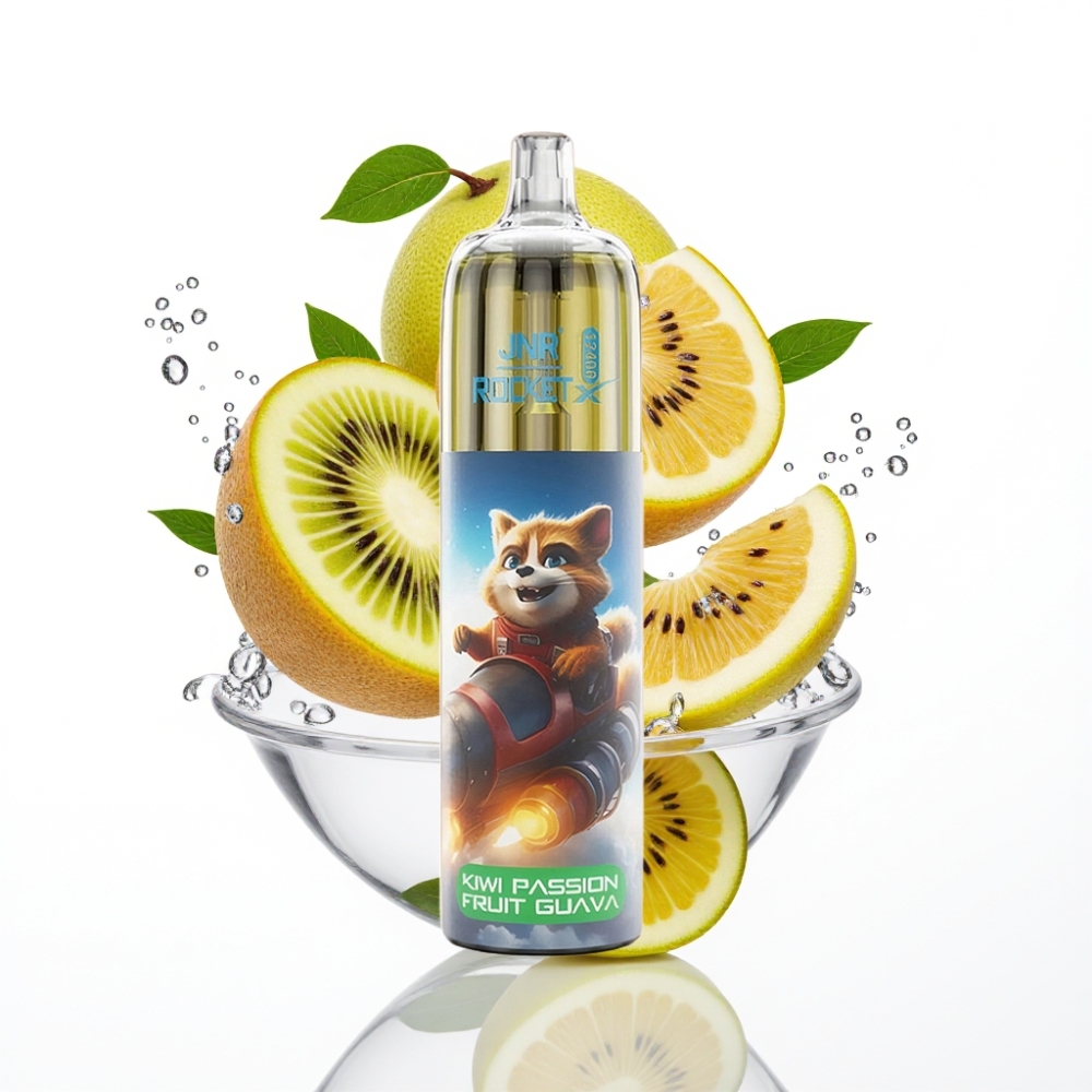 JNR Rocket-X 12400 Puhud Disposable Vape Kiivi-Marakuija-Guava 850mAh 12ohm