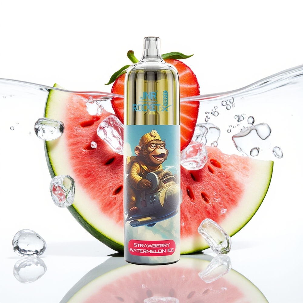 JNR Rocket-X 12400 Soodsad Maitsed Maasikameelveinijää  Reguleeritav õhuvool