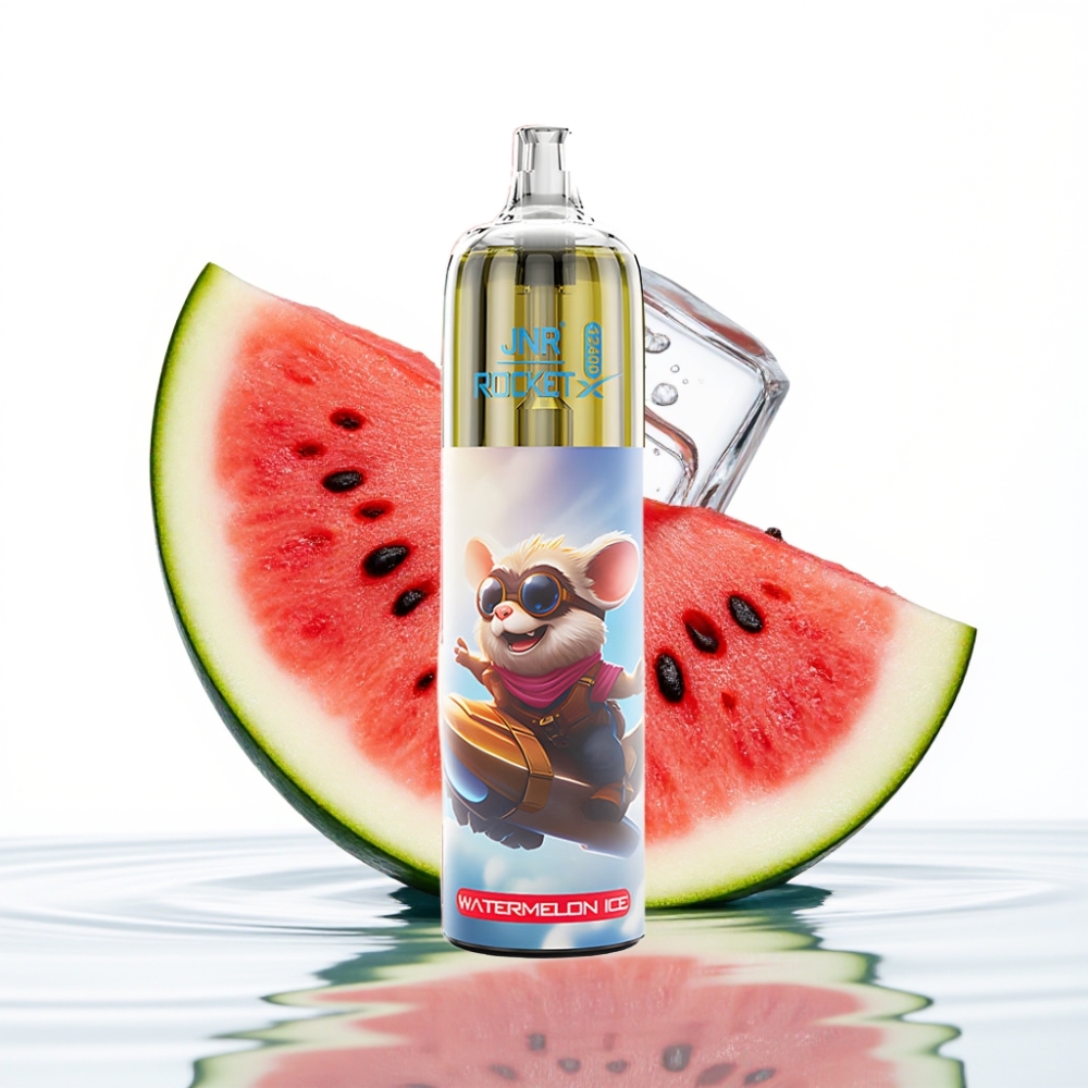 JNR Rocket-X 12400 Õhuvoolu Reguleeritav 25ml Vesimeloni Jää