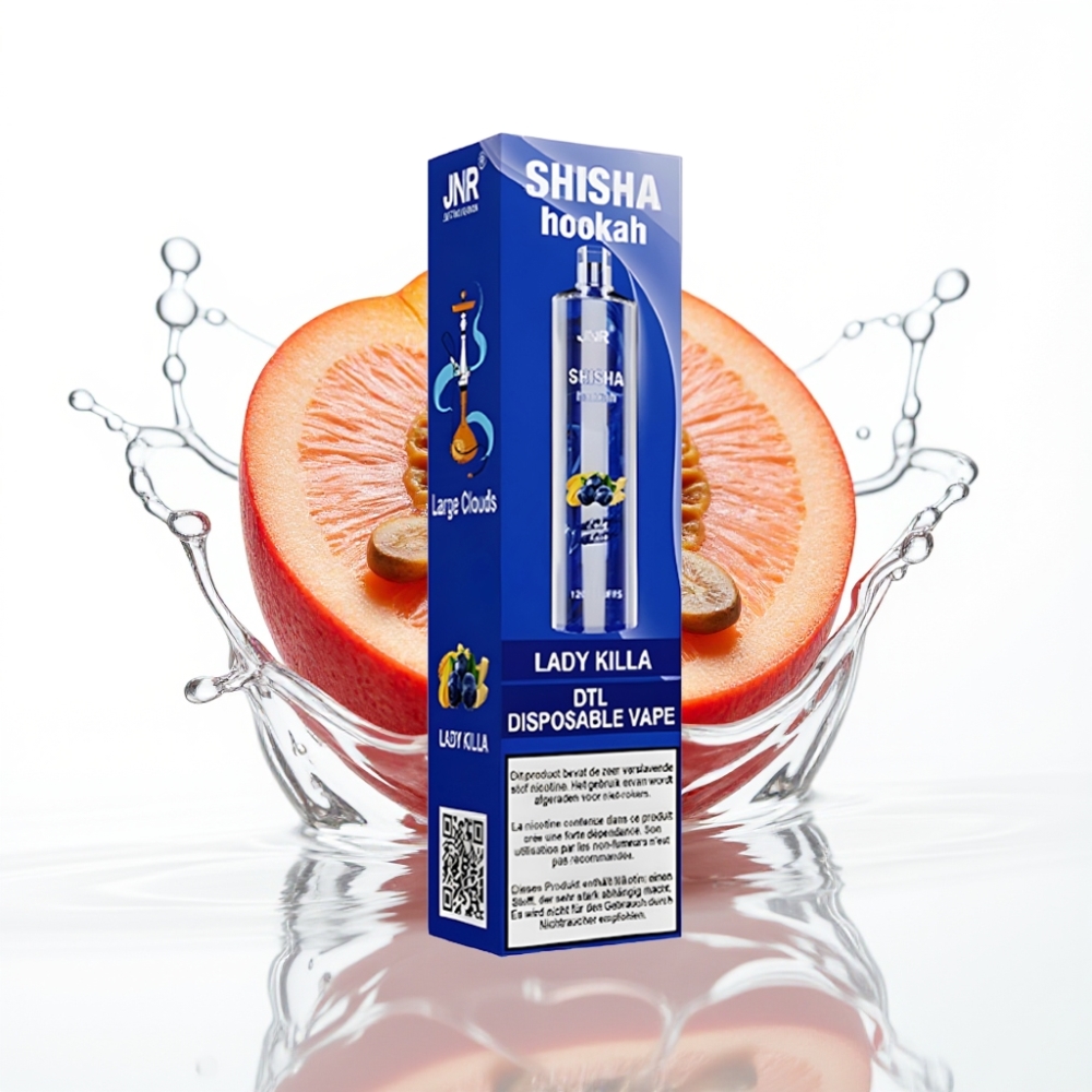 JNR Shisha Hookah 12000 Lööki 24ml 750mAh Daamitapja