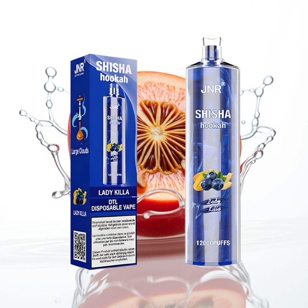 JNR Shisha Hookah 12000 Lööki 24ml 750mAh Daamitapja
