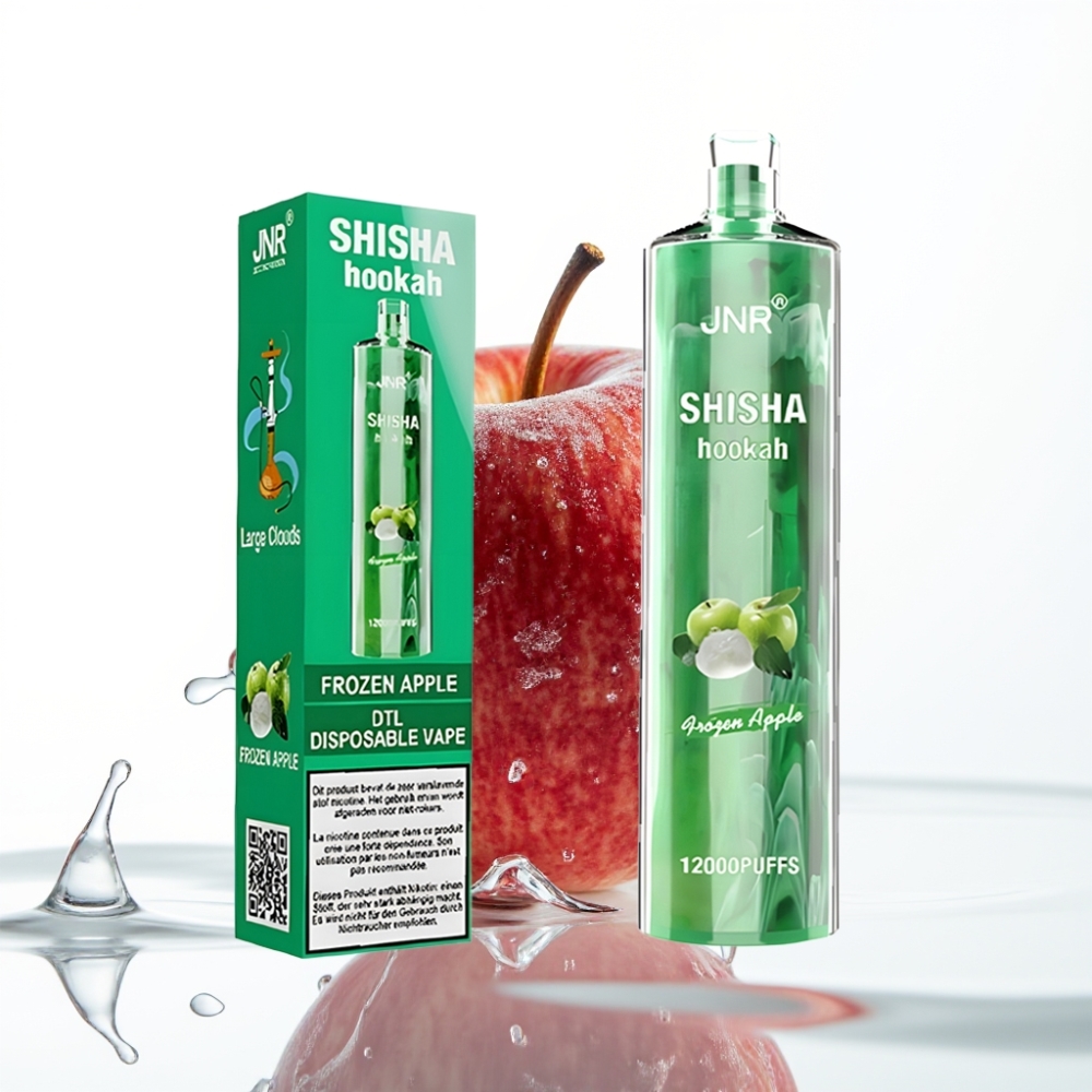 JNR Shisha Hookah 12000 Puffs 24ml 750mAh Külm Õun