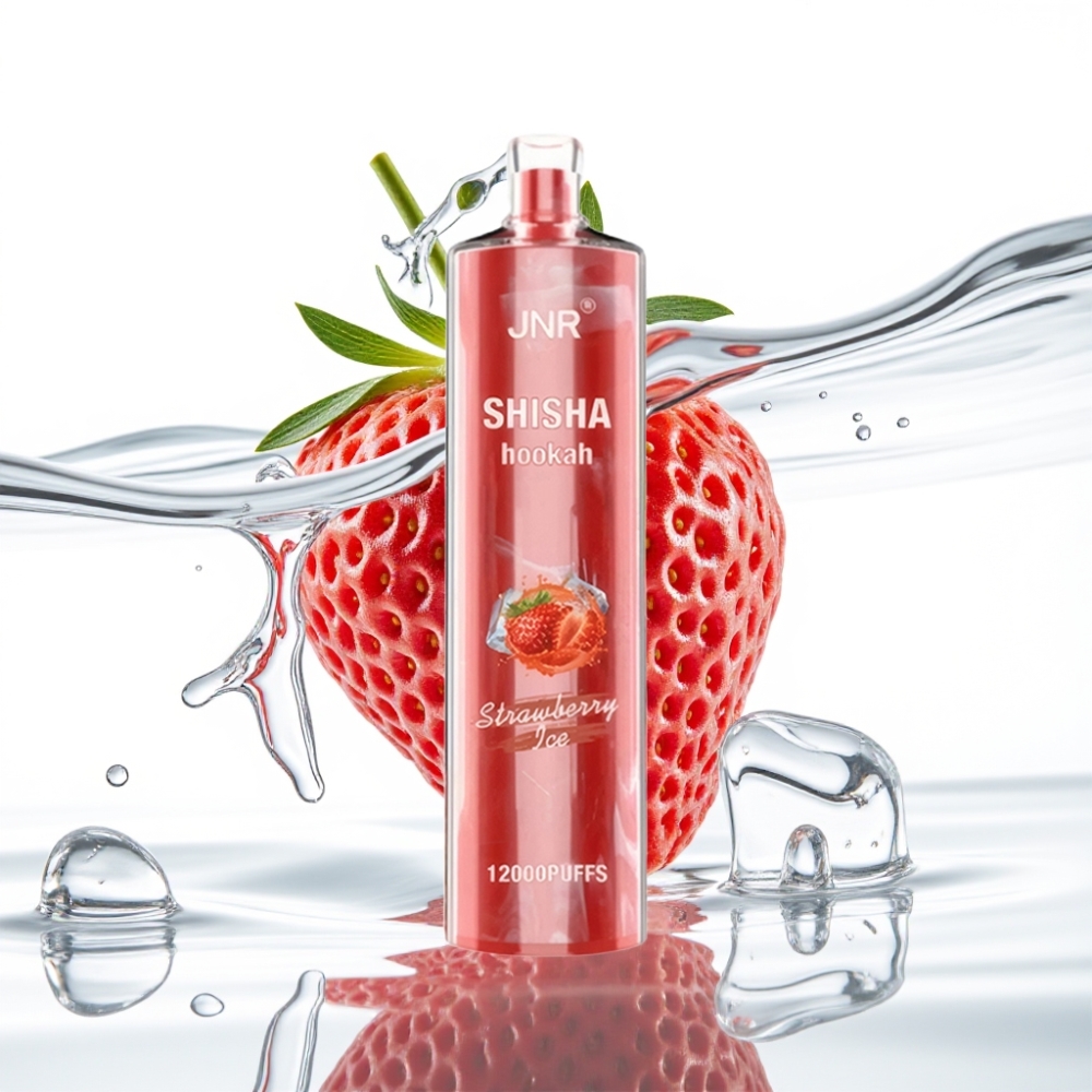 JNR Shisha Hookah 12000 Puffs 24ml Maasikajää Type-C