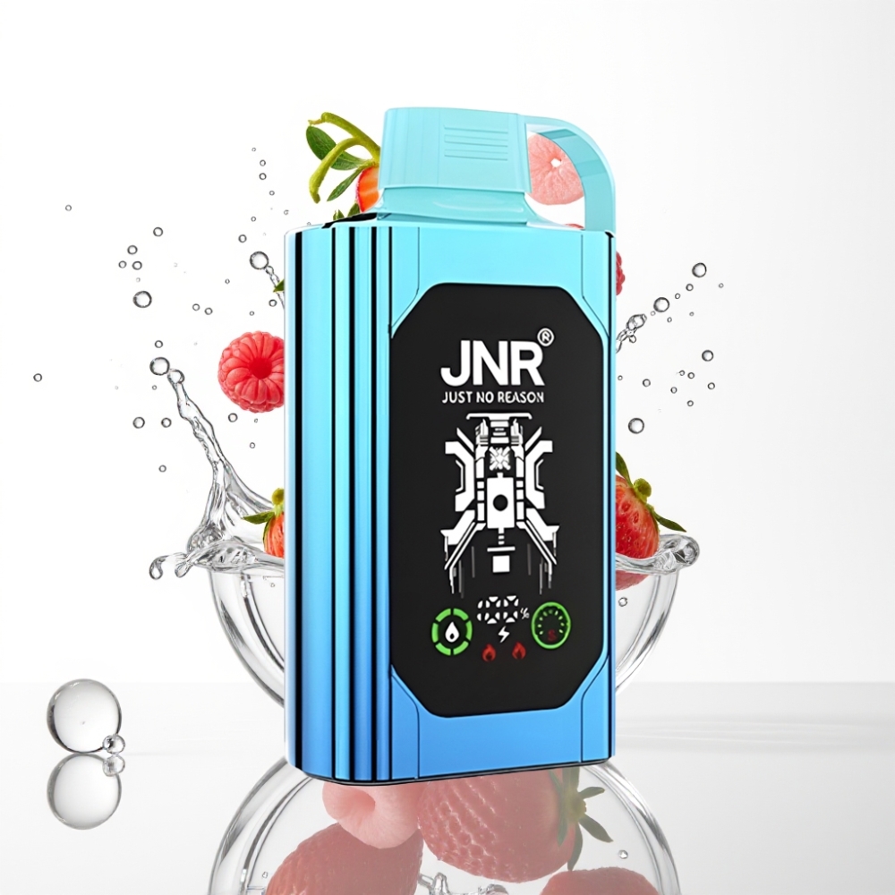 JNR Shisha Hookah Box 20500 Löögid – Maasikas-Vaarikakomm 25ml Dual Mesh Coil