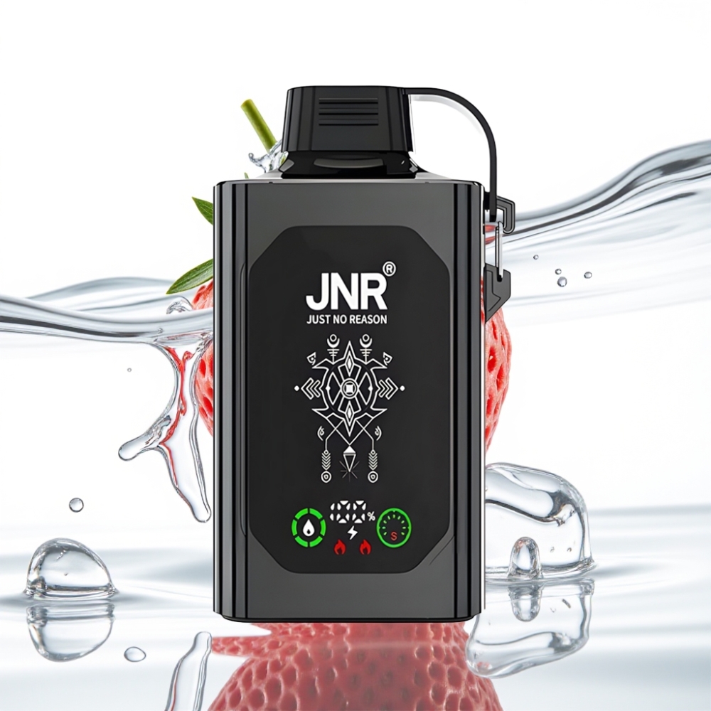 JNR Shisha Hookah Box 20500 Puffs HD Ekraaniga Maasik-Jää