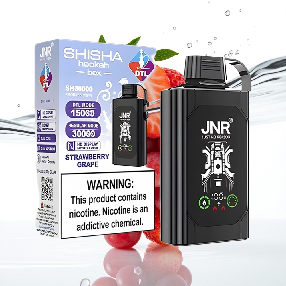 JNR Shisha Hookah Box 20500 Sutsud HD Ekraaniga Maasikas-Mustikas