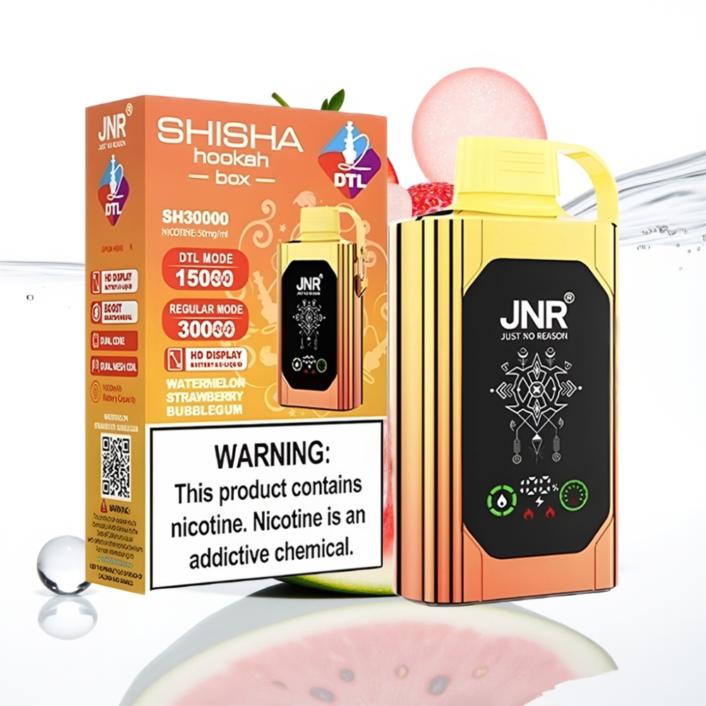 JNR Shisha Hookah Box 20500 Sõõmud Vesimelon Maasikas Bubblegum