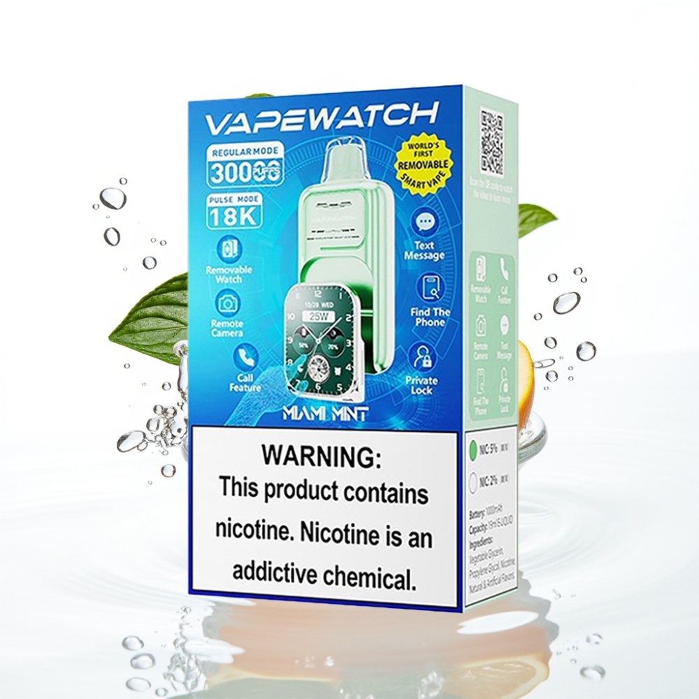 JNR VapeWatch 30000 Sõnge Miami Mündi Disposabel Vape