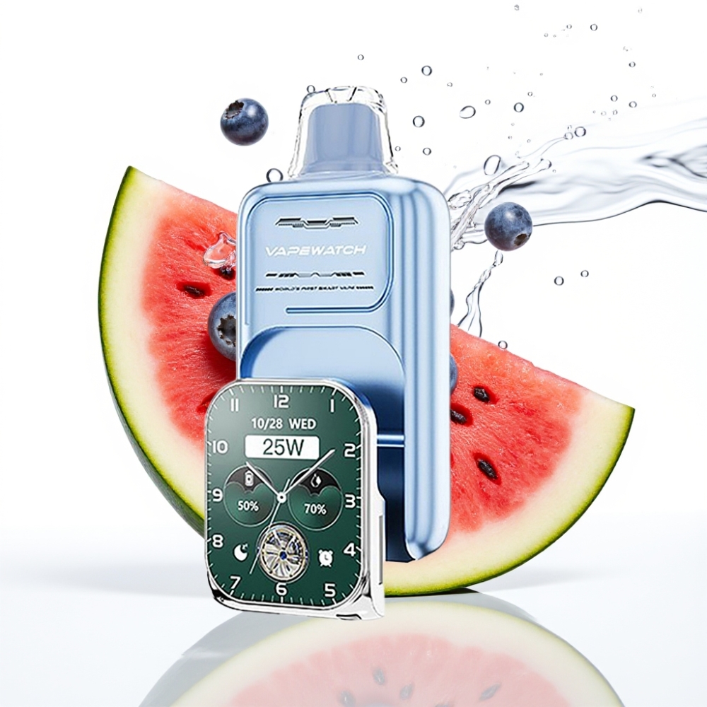 JNR VapeWatch 30000 Sõnge Mustik-Arbuus Dual Mesh Type-C