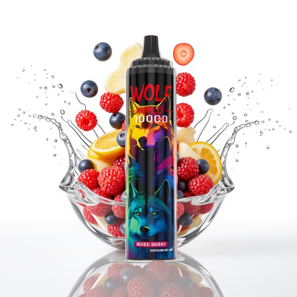 JNR Wolf Niplo 10000 Puffs Segamari 20ml 650mAh Type-C