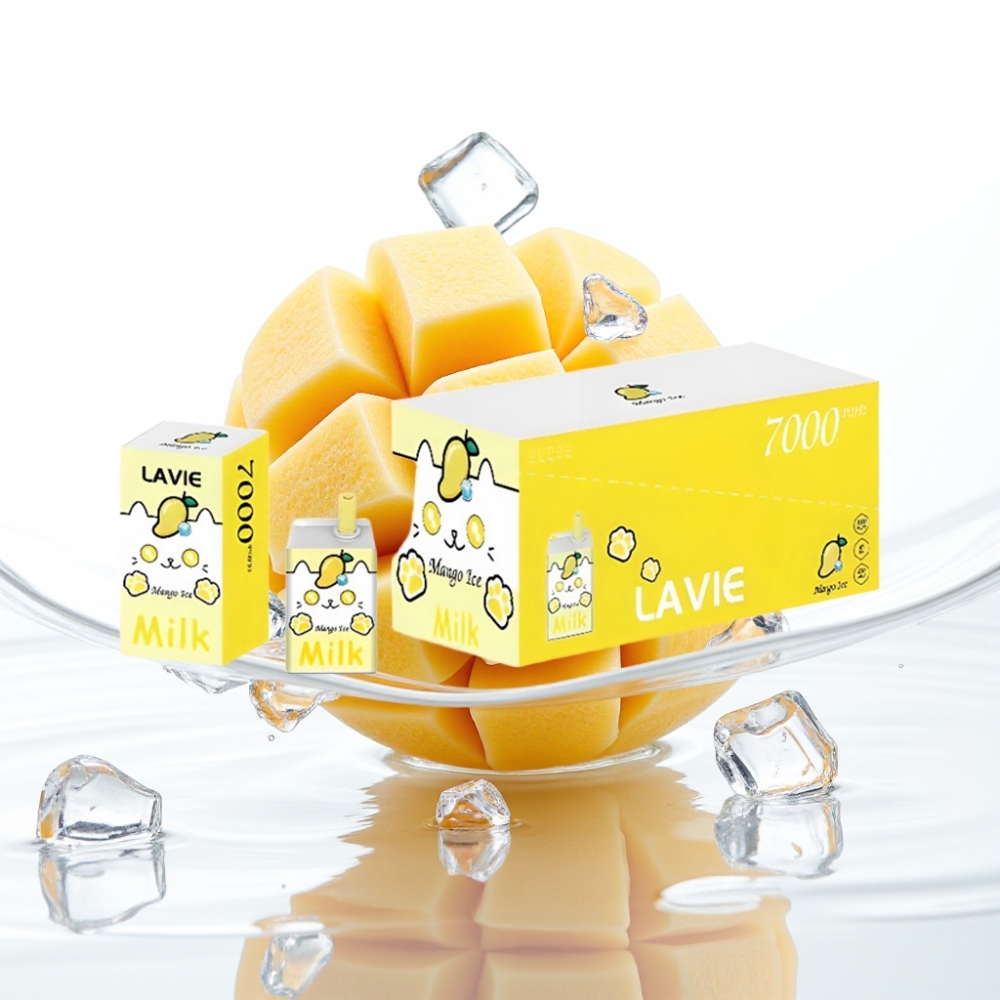 LAVIE Milk 7000 Puffs Mango Jää 16ML 600mAh