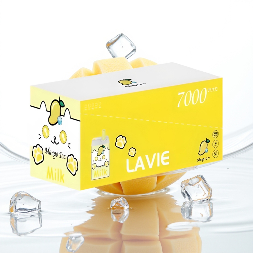 LAVIE Milk 7000 Puffs Mango Jää 16ML 600mAh