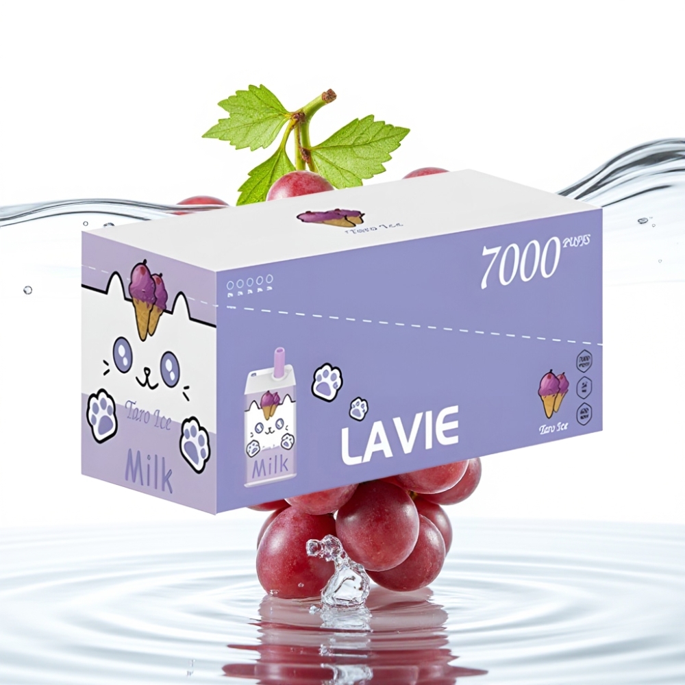 LAVIE Milk 7000 Puffs Viinamarja Jää