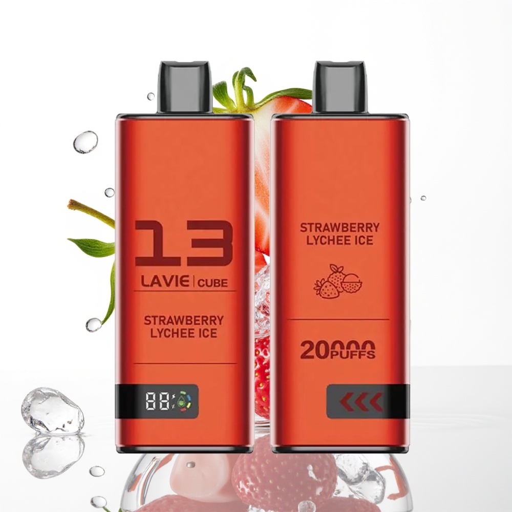 Lavie Cube 20000 Puffs Disposable Vape Maasika-Litsi Jää
