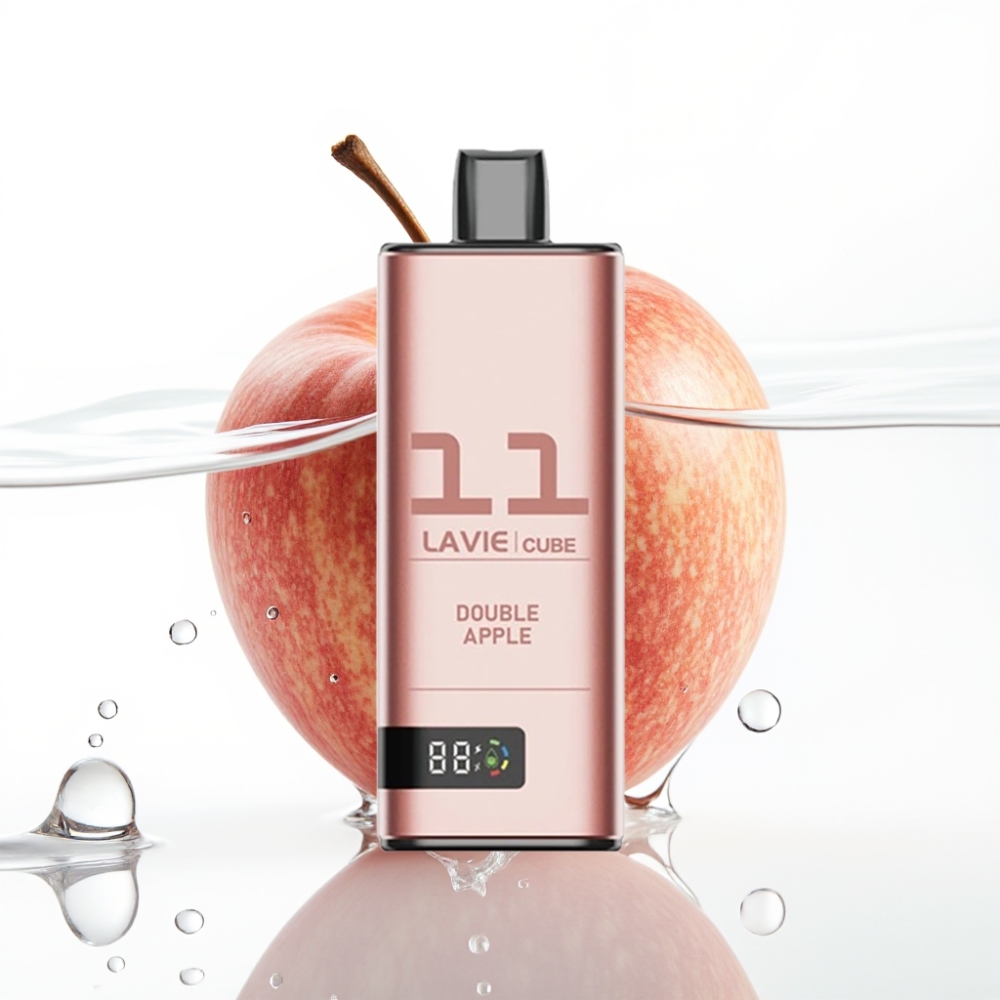 Lavie Cube 20000 Puffs Ühekordne Vape Kahe Õuna Maitsega 28ML 600mAh