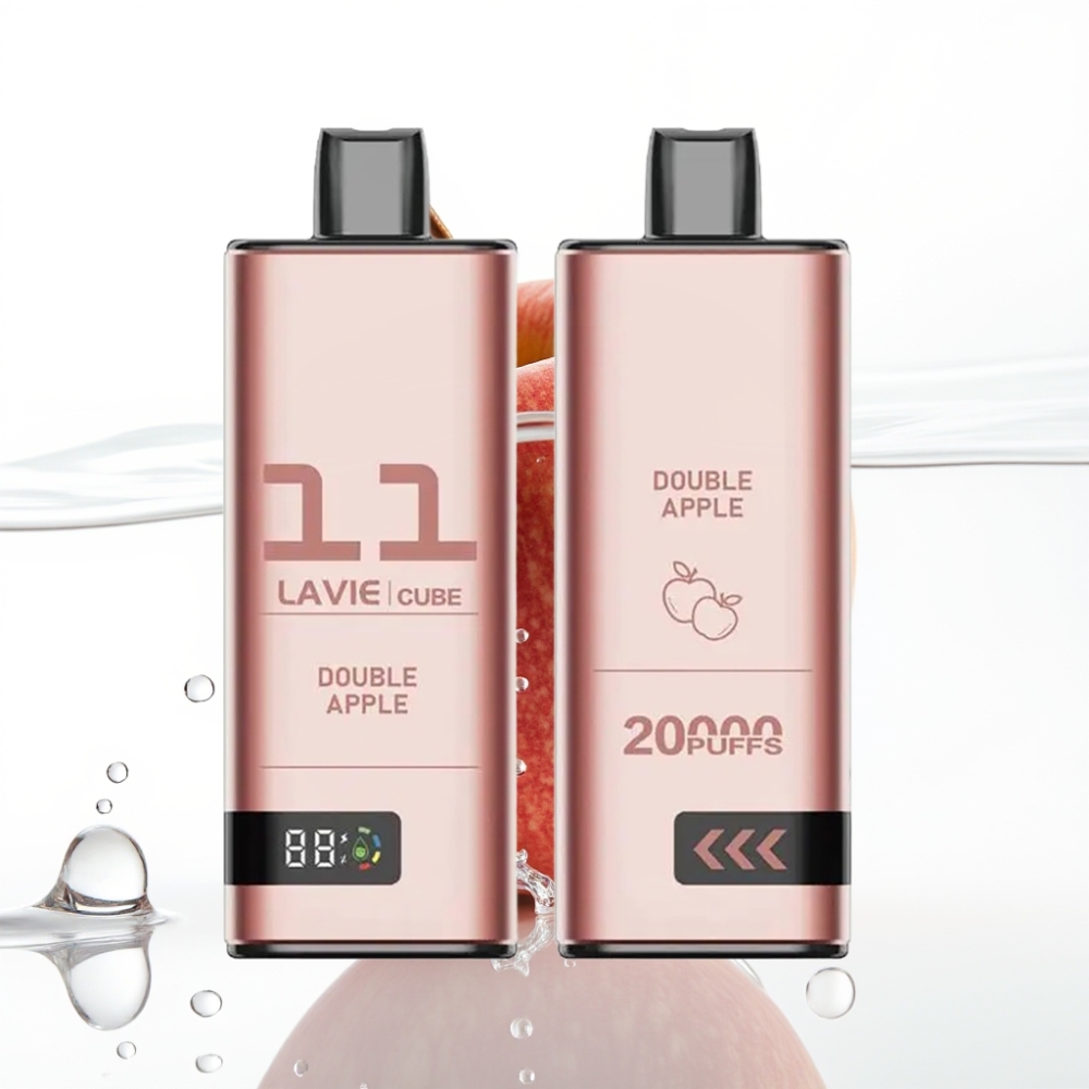 Lavie Cube 20000 Puffs Ühekordne Vape Kahe Õuna Maitsega 28ML 600mAh