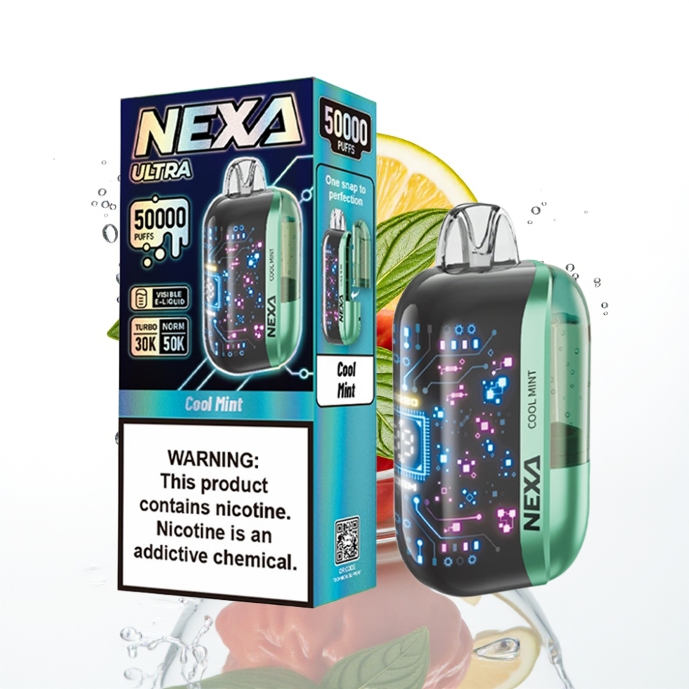 NEXA Ultra 50K Ühekordne Auruti Jahe Münt 20ml 5 Nikotiini