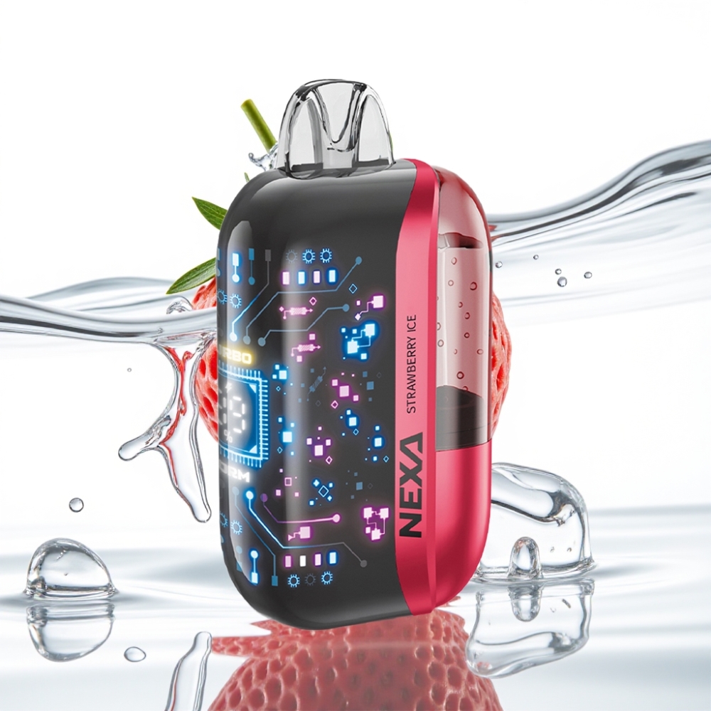 NEXA Ultra 50K Ühekordne Vape Maasika-Jää 20ml 800mAh