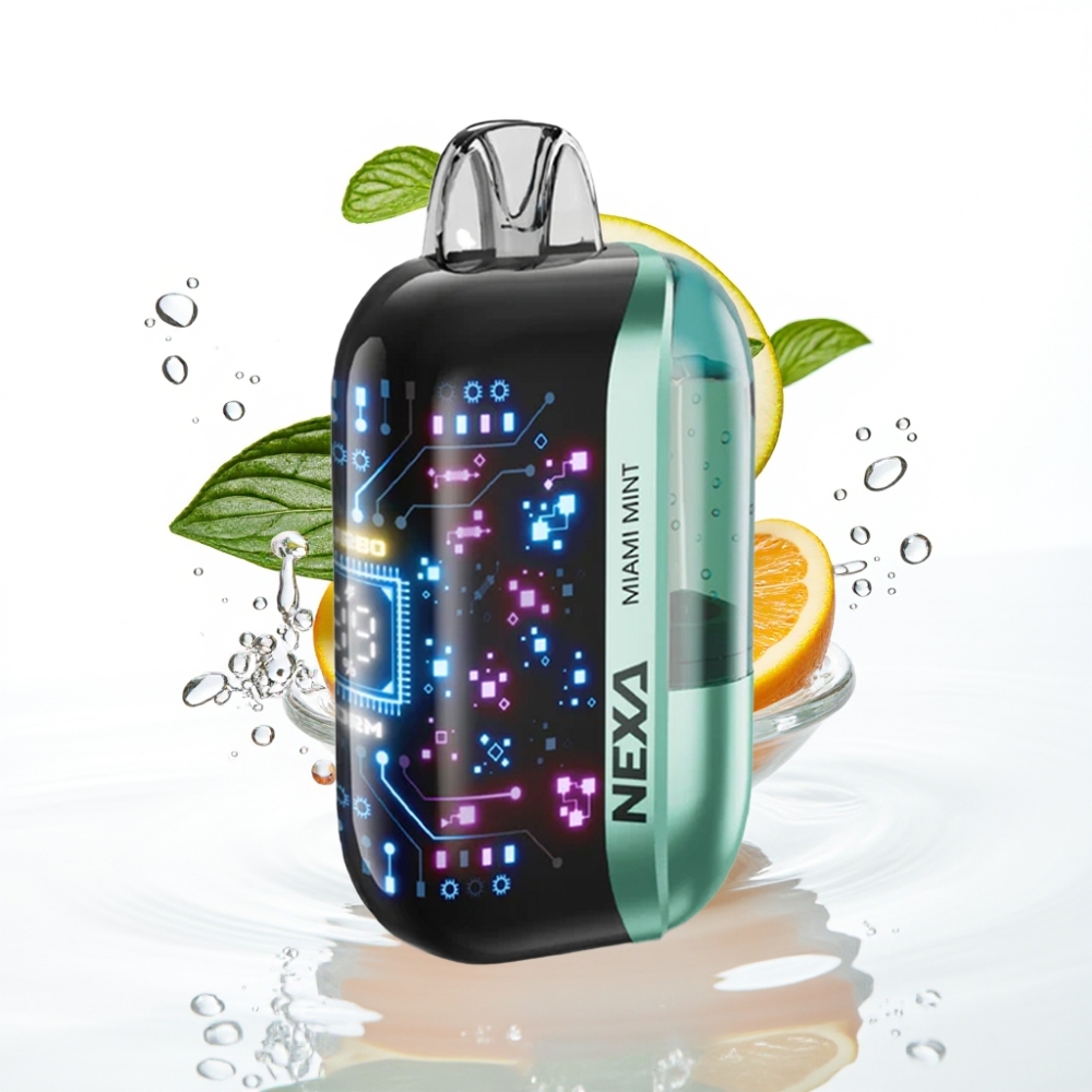 NEXA Ultra 50K Ühekordne Vape Miami Münt 20ml 800mAh 5 Nikotiini