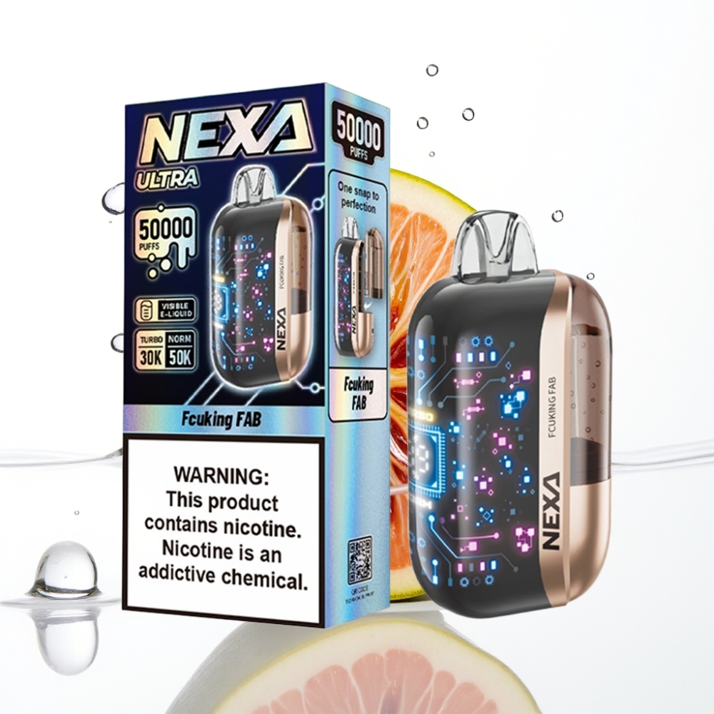 NEXA Ultra 50K Ühekordne Vape – Vinge Fab  50 000 Tõmmet 20ml 5 Nikotiini