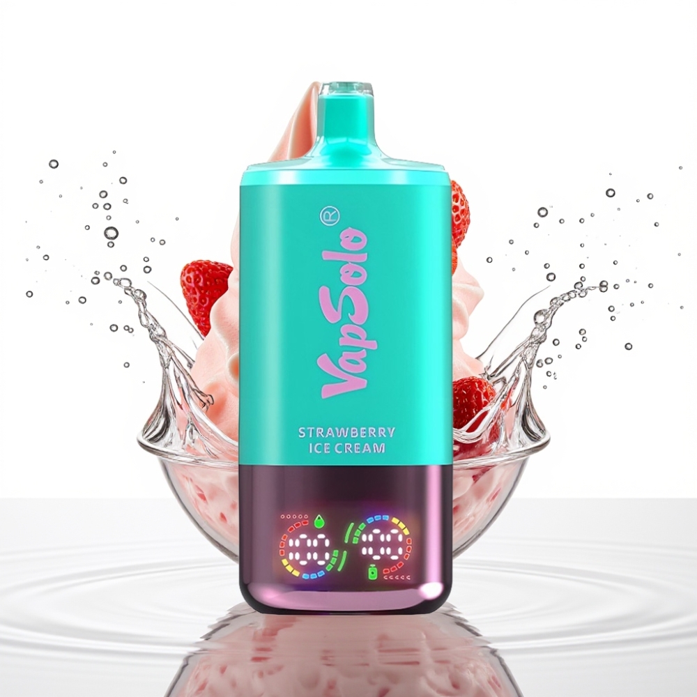 VapSolo Triple 30000 Puffs Maasikajäätise Aromaat