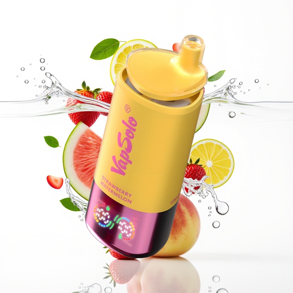 VapSolo Triple 30000 Puffs Maasikas-Arbuus  Sidrun-Pirsak
