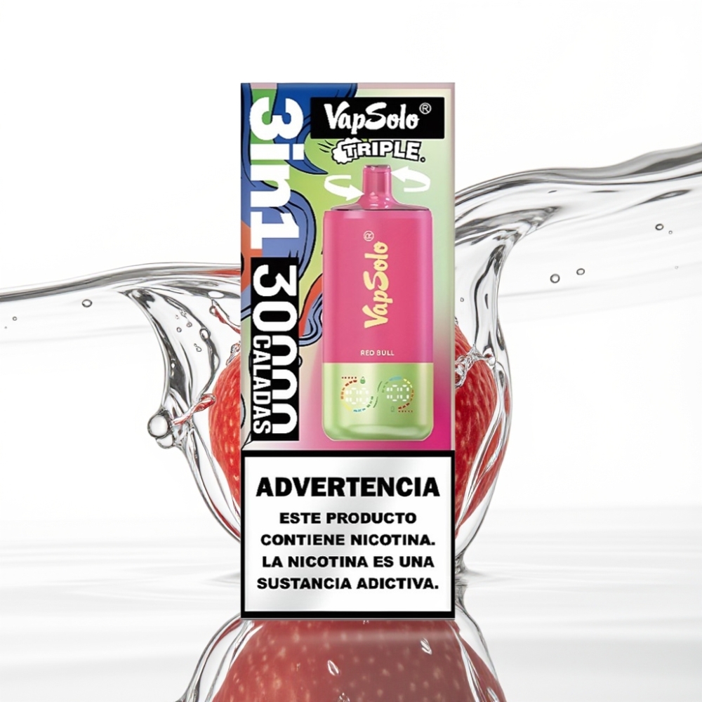 VapSolo Triple 30000 Põhku Red Bull 40ml