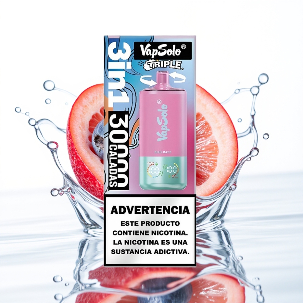 VapSolo Triple 30000 Sūguga Sinised Mausid