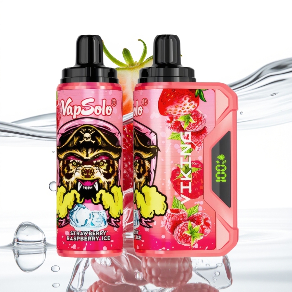 VapSolo VIKING 12000 Puhud Disposable Vape Maasikas-Vaarikajää