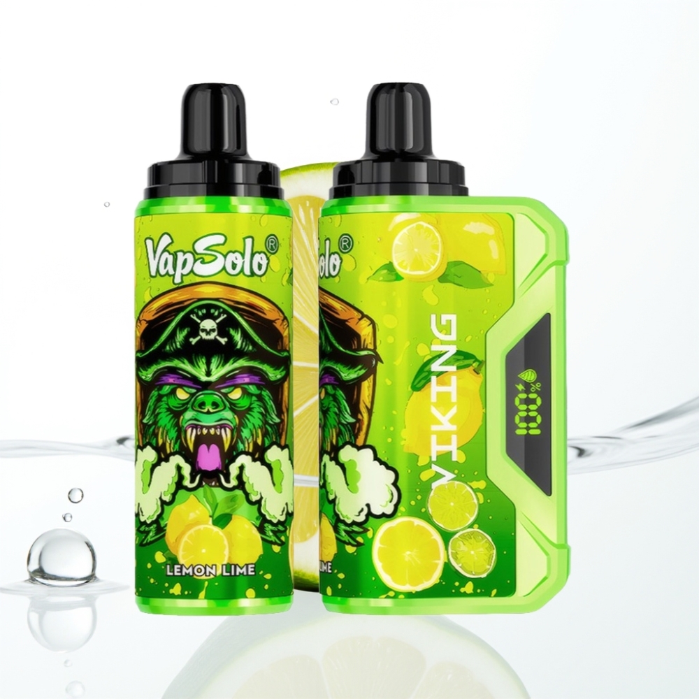 VapSolo VIKING 12000 Sutsud E-vedelik 22ml Sidruni-Laimi Tüüp-C