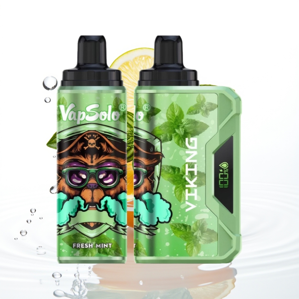 VapSolo VIKING 12000 Sutsud Ühekordne Vape Värske Münt