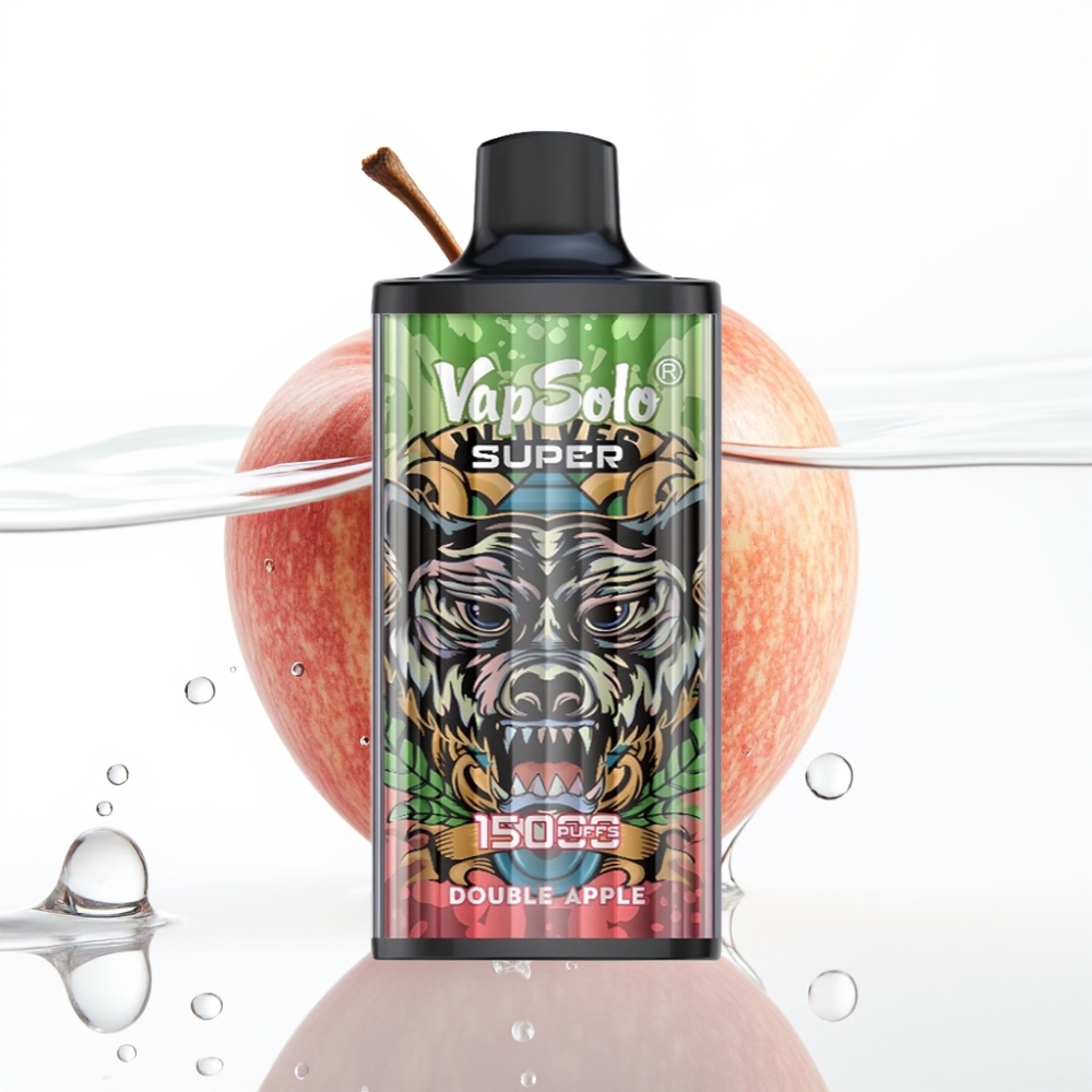 Vapsolo Super 15000 Puffs Kahe Õuna Maitse