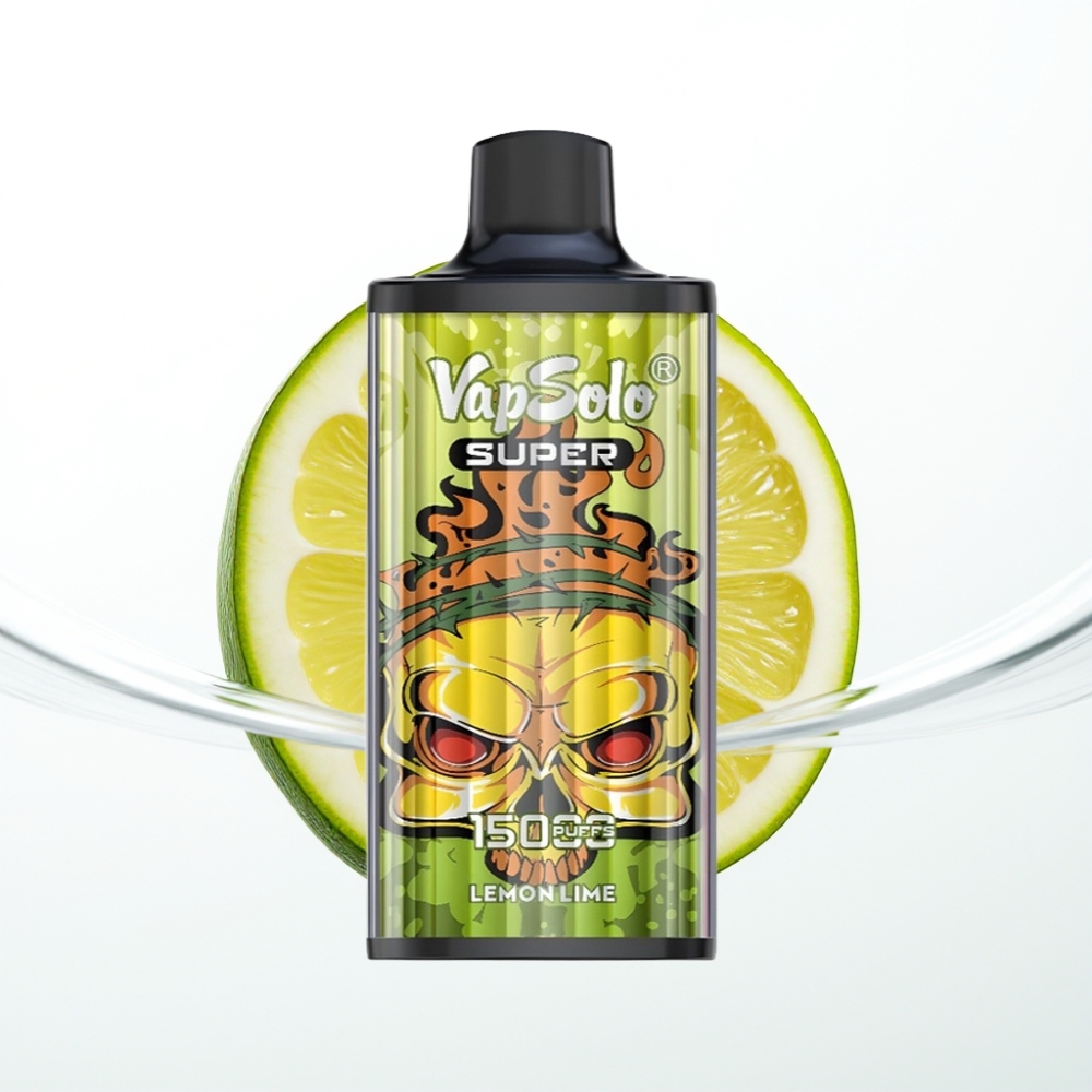 Vapsolo Super 15000 Puffs Lima Sidrun 40ml 850mah