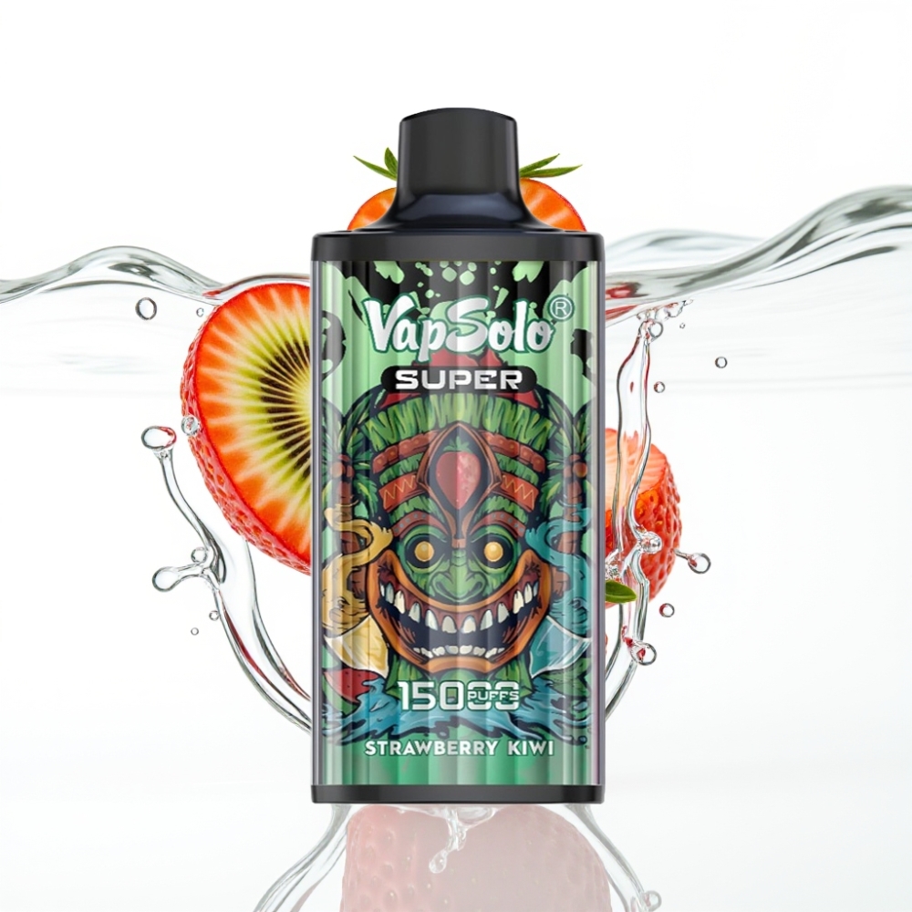 Vapsolo Super 15000 Puffs Maasika-Kiivi 40ml 850mah