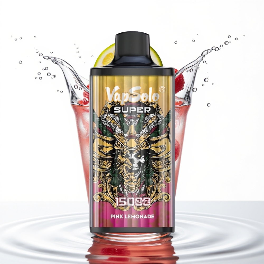 Vapsolo Super 15000 sõlm (40ml 850mAh) Super Roosa Sidrunimahl