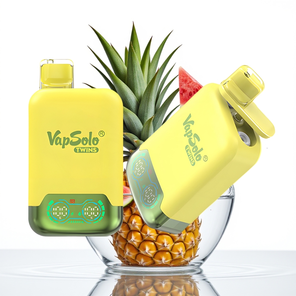 Vapsolo Twins 20000 Puffs Ananass-Kookos  Vesimelonijää