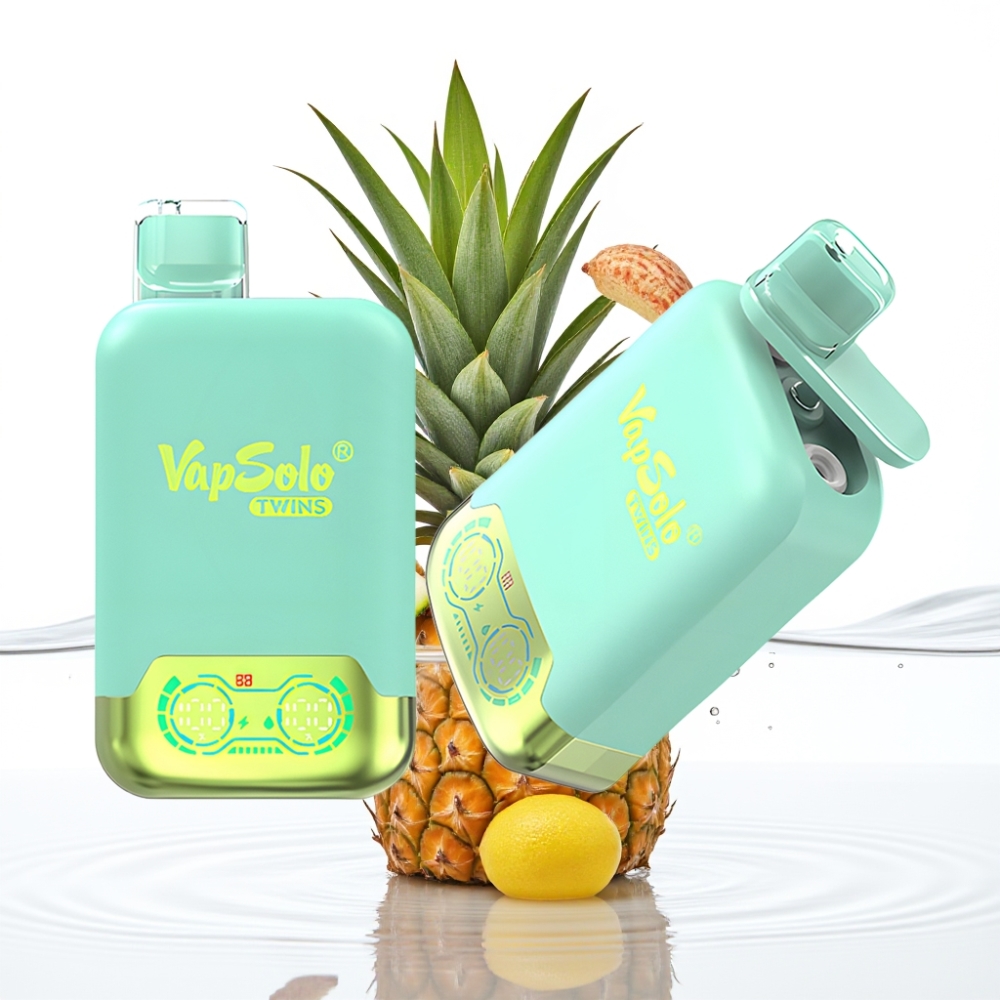 Vapsolo Twins 20000 Puffs Kolmikmelon  Ananass-Kookos