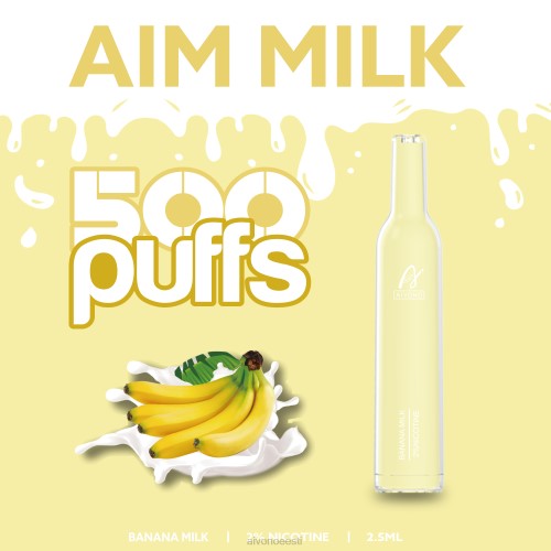 Aivono AIM MILK 500 banaani piim 4P4L275 - Aivono Puffs