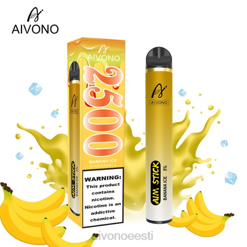 Aivono AIM STICK 2500 banaani jää 4P4L151 - Aivono Puffs