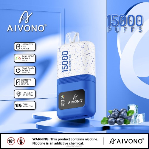 Aivono AIM magic 15 000 mustikajää 4P4L68 - Aivono Puffs Eesti