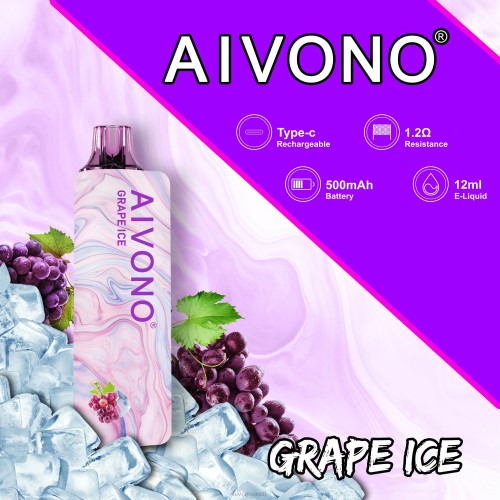 Aivono AIM GUN 7000 viinamarja jää 4P4L102 - Aivono Vape Eesti