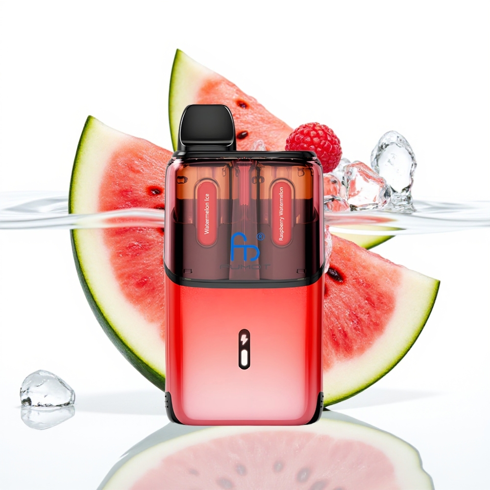 Fumot Ultra T32000 Ühekordne Veip – 32000 Sõõmu, 24ml, 800mAh, Melon-Jää vaarikaga