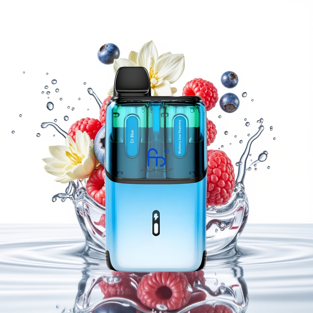 Fumot Ultra T32000 Ühekordne Veip Dr Sinine - Mustikas-Hapukasvaarikas 32000 Puffi 24ml 800mAh